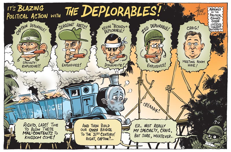 Cartoon: the Deplorables Action Comic