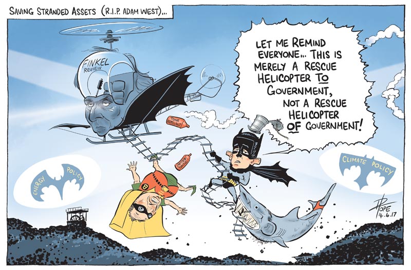 Cartoon: the government divided on the Finkel energy review