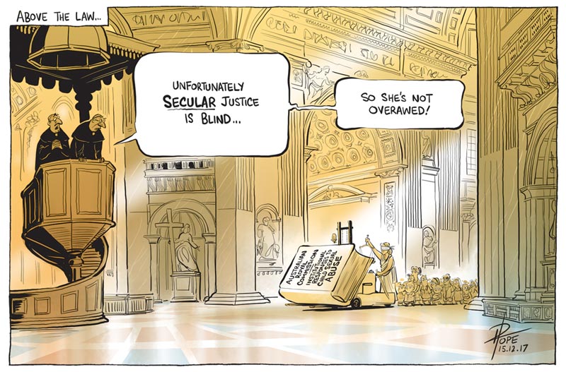 Cartoon: the final report of the Royal Commission into Institutional Responses to Child Sexual Abuse
